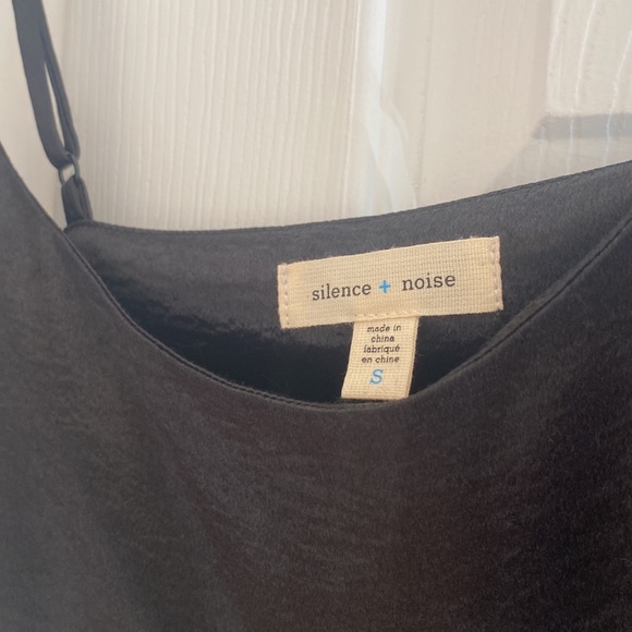 URBAN OUTFITTERS silence and noise black slip dress - Picture 3 of 6